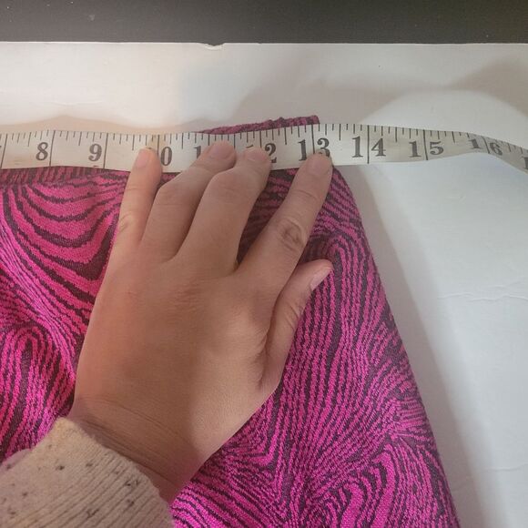 Zara Trouser Fuchsia Flare Pants Size M - Picture 4 of 8